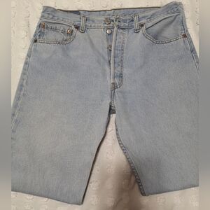 Vintage Levi's 501 Button Fly Jeans W34 L32 - Straight Leg